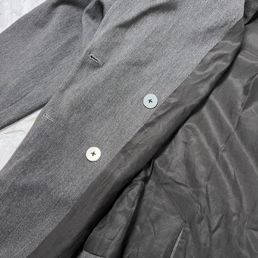 MM LaFleur Roxane Charcoal Work Jacket 1X Soft Twill Double Button Blazer NWOT - Picture 8 of 15